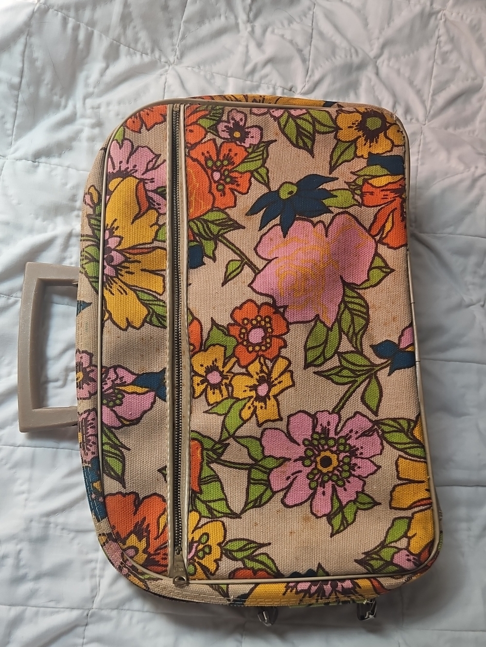 1960s Floral Bantam Travelwear Bag